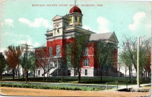 Postcard NE Dawson County Kearney Buffalo County Court House 1909 H6