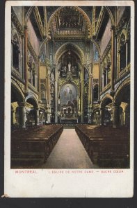 Canada Quebec MONTREAL L. Eglise de Notre Dame - Sacre Cceur - Interior~ DB