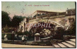 Old Postcard Metz Cascade L & # 39Esplanade Children