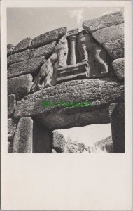 Greece Postcard - Mycenae Lionesses Gate, Archaeological Site RS37258