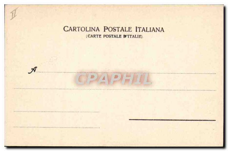 Old Postcard Volcan Napoli Il Vesuvio da mare