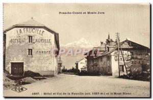 Old Postcard Saint Claude Franche Comte Monts Hotel the neck of the Sickle an...