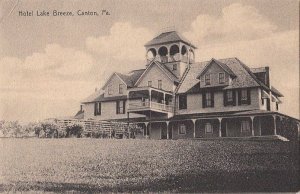 Postcard Hotel Lake Breeze Canton PA #2