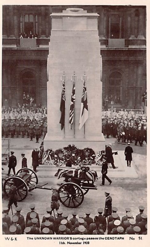 Unknown Warrior's cortege passes the Cenotaph United Kingdom, Great Britain, ...