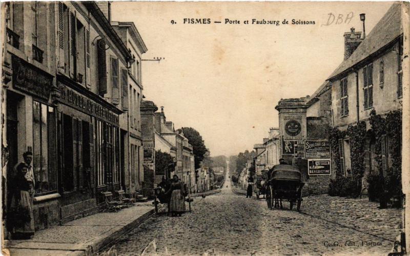 CPA FISMES - Porte et Faubourg de Soissons (491578) 