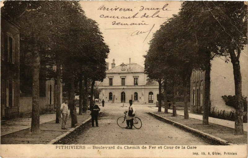 CPA PITHIVIERS Boulevard du Chemin de Fer (864473)