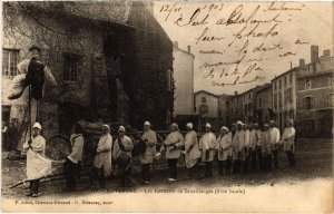 CPA Auvergne Sauxillanges Fete locale (1274310)