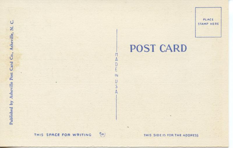 US    PC591    MOONLIGHT OVER THE MOUNTAINS, NORTH CAROLINA