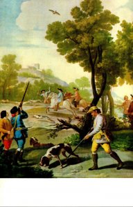 Spain Madrid Museo Del Prado The Hunting Party By Goya