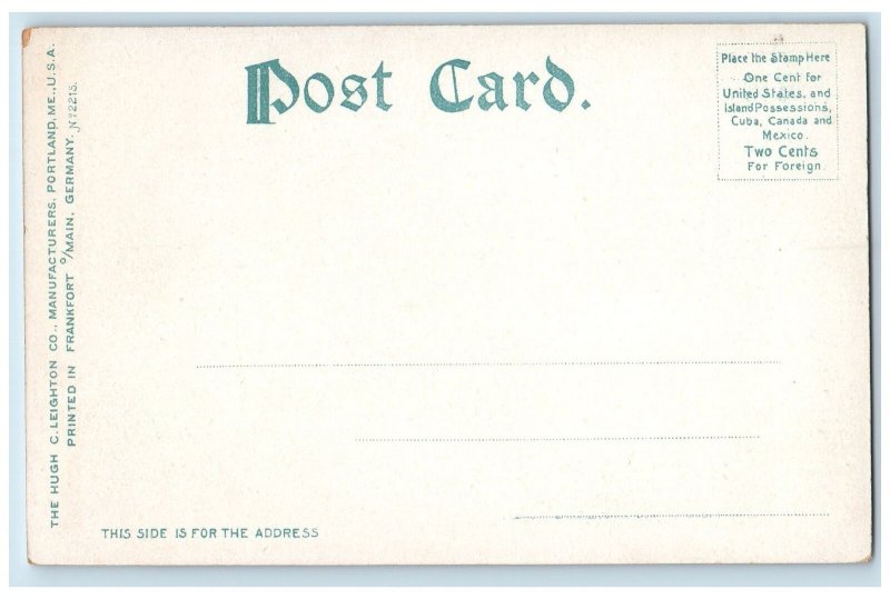 c1905's Post Office Scene Haverhill Massachusetts MA Unposted Carriage Postcard 