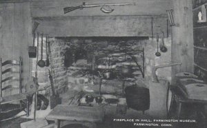 Connecticut Farmington Fireplace In Hall Farmington Museum Artvue