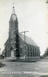 IA - Nashua. Catholic Church - RPPC