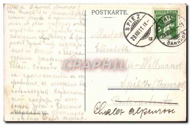 Postcard Old Zurich Waid Von Der Aus Gesehen