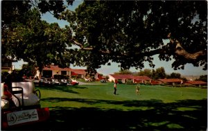 Postcard CA Ojai Valley Inn & Country Club Golf Course Green Putting 1960s V198