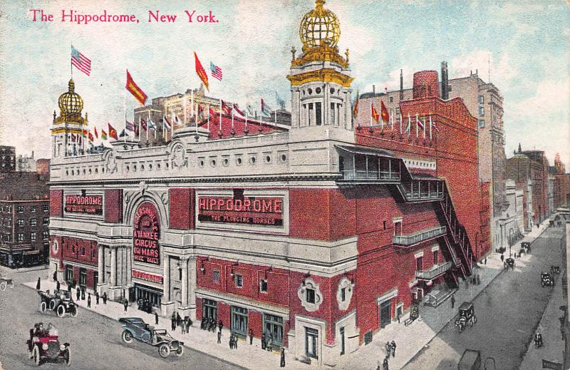 The Hippodrome, New York City, N.Y., Early Postcard, Unused