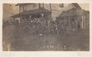 J81/ Hart Michigan RPPC Postcard c1910s I.O.O.F. Odd Fellows Ives Home 273