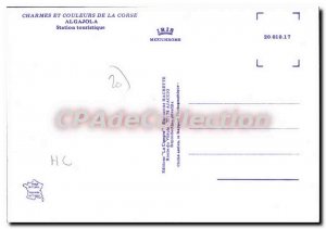 Postcard Modern Algajola Tourist Resort