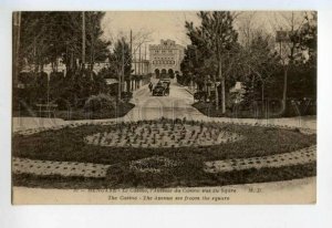 491001 France HENDAYE Car on avenue to CASINO Vintage postcard