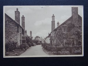 Somerset BOSSINGTON The Village part of the Holnicote Estate - Old Postcard