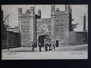 Kent CHATHAM Dockyard Gates c1905 Postcard by The Wrench Series