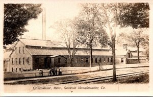 Massachusetts Griswoldville The Griswold Manufacturing Company Real Photo