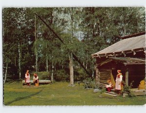 Postcard Countryside Scene Dalarna Dalecarlia Sweden