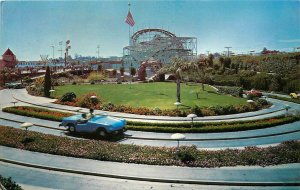 Postcard 1971 California Santa Cruz Autorama Roller Coaster Pacific CA24-853