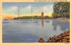 Lake Winnebago Bathing Beach - Oshkosh, Wisconsin WI