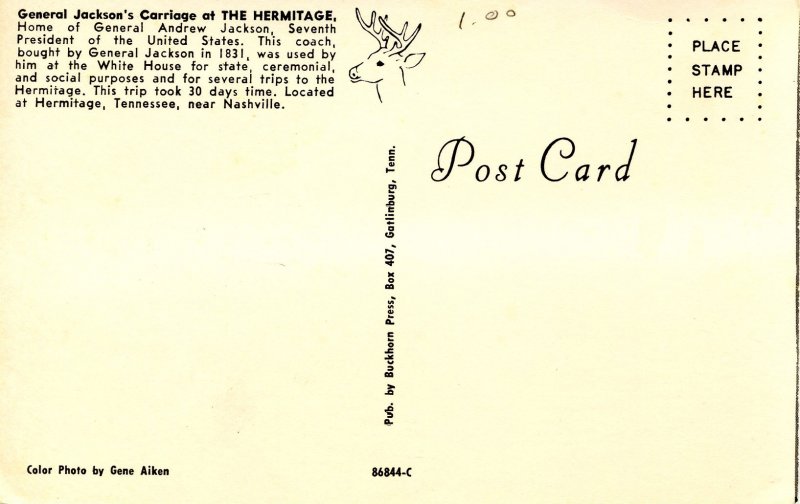 General Jackson's Carriage at The Hermitage