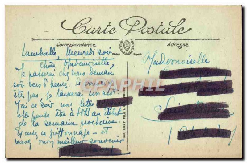 Postcard Old Lamballe General view