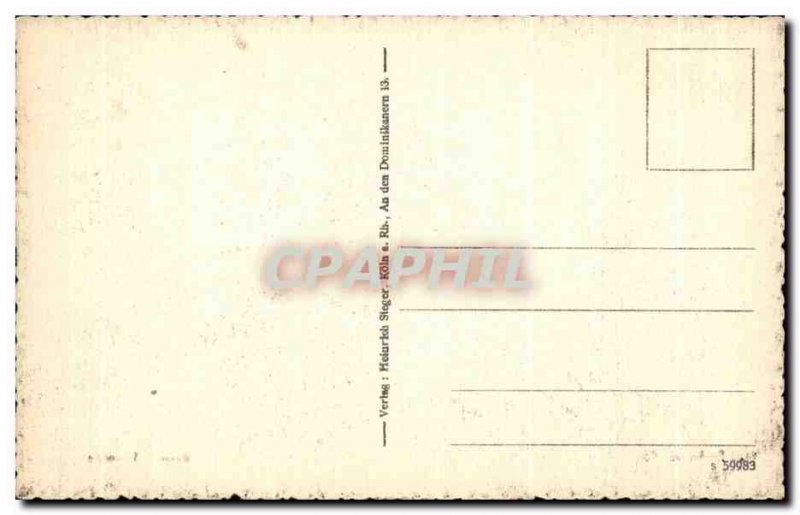 Old Postcard Koln has Rh