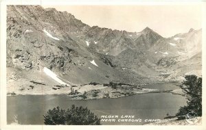 Postcard RPPC California Carson's Camp Alger Lake Frasher 23-10550