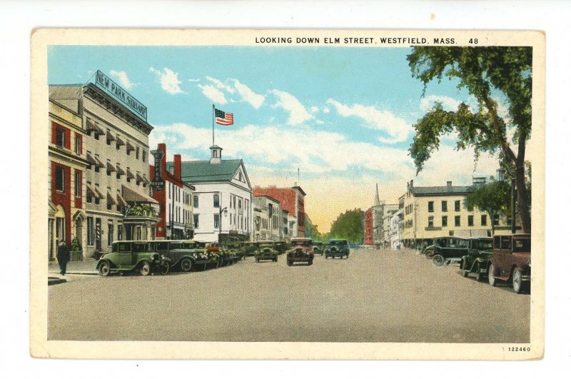 MA - Westfield. Elm Street ca 1920