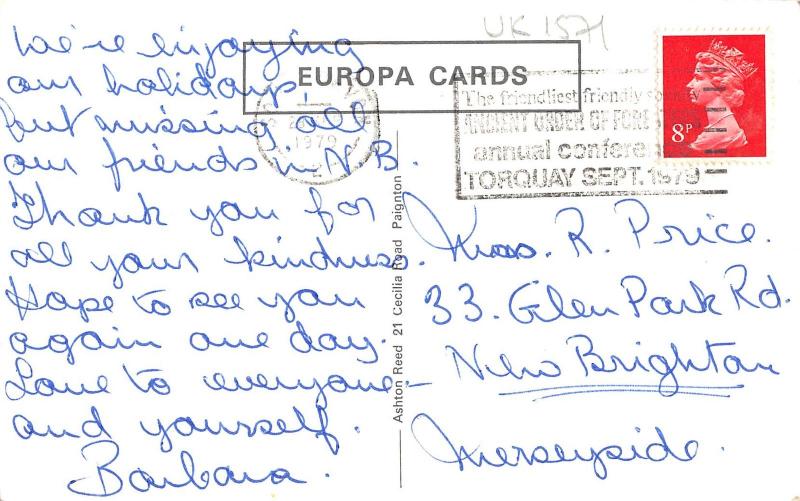 uk1571 torbay devon ship real photo uk