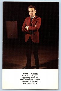 1960 Bobby Miller Apollo Recording Star The Village Barn Meter New York Postcard