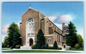 FORT MITCHELL, KY Kentucky ~ CHURCH of  BLESSED SACRAMENT Kenton County Postcard