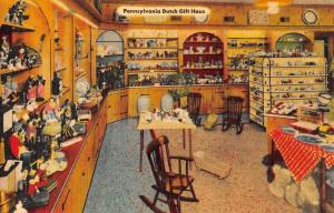 Hamburg Pennsylvania Dutch Gift Haus Store Antique Postcard K105708