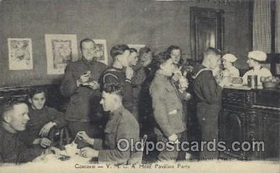 Y.M.C.A. Hote Pavillon Paris Military, WW I, World War I, Postcard Postcards ...