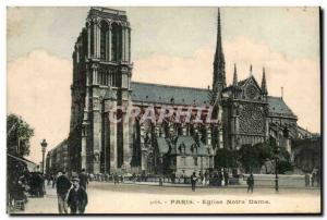 Paris - 4 - Church of Our Lady - Old Postcard