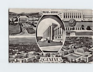 Postcard Palais des National, Geneva, Switzerland