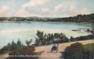 Manchester - by - the - Sea MA, Harbor & Beach, 1910, Horse & Carriage