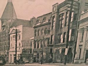 Postcard  Early 1900's View of Main Street in Pawtucket, RI.       X1