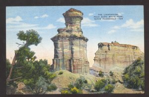 PALO DURO STATE PARK TEXAS PANHANDLE THE LIGHTHOUSE ROCK VINTAGE POSTCARD