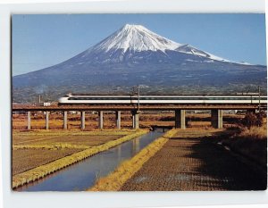 Postcard The world fastest 'Bullet train' on the Tokaido Line, Mishima, Japan