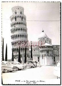 Old Postcard The Leaning Tower Pisa The Dome Year 1961