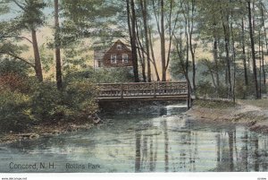 CONCORD , New Hampshire , 1900-10s ; Rollins Park