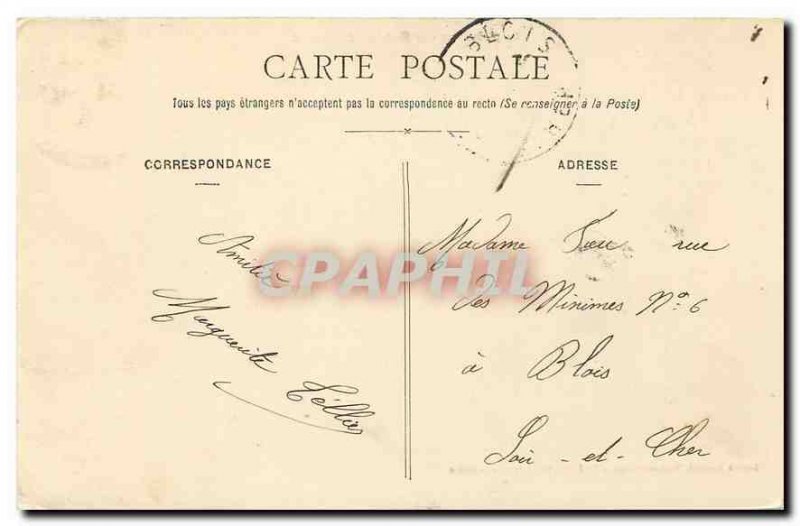 Old Postcard The Full Sea Les Sables d'Olonne