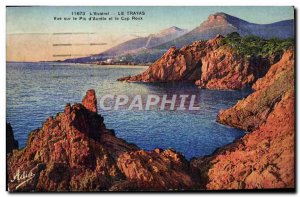 Old Postcard L & # 39Esterel Trayas View On The Peak D & # 39Aurele And Cape ...