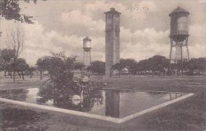 Texas San Antonio Clock Tower Fort Sam Houston Albertype