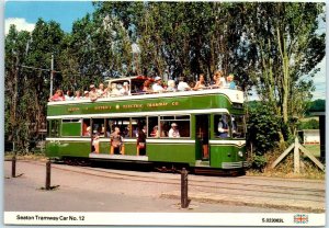 Postcard - Seaton Tramway Car No. 12